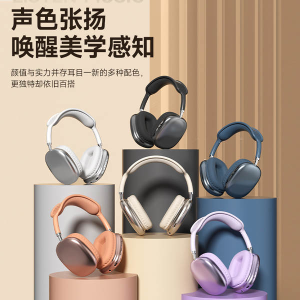 Fone de ouvido Bluetooth 6.0 com fones de ouvido Bluetooth