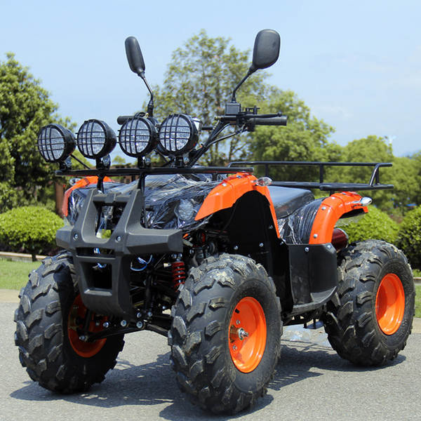 Pequeno carro de praia de touros quatro rodas todo o campo elétrico grande 125 gasolina atn moto de montanha adulto