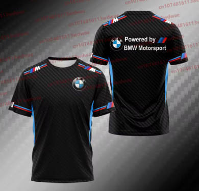 T-Shirt masculino BMW Motorcycle Racing T-Shirt confortável Moto GP de mangas curtas