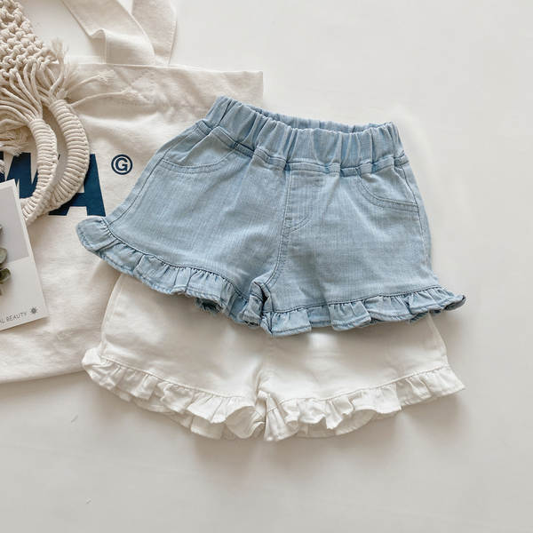 Shorts de jeans para menina