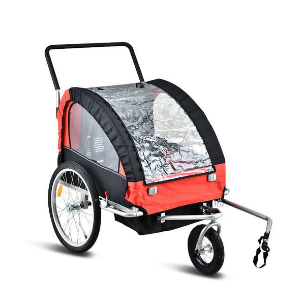 Transfronteiriço 360 graus para a roda de bicicleta para crianças trailer grossista dobrável dobrável bebê carrinho de bebê 2