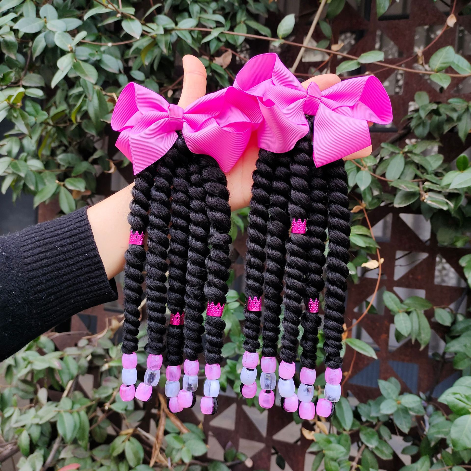 2025 Outono Novo Têxtil De Cabelo De Cabelo De Cauda De Cabelo, Decoração De Pérola Deformada De Cabelo De Cauda De Borboleta