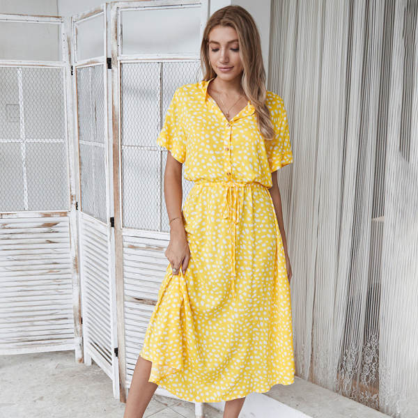 Vestido da Amazon para o verão de 2026 com mangas curtas