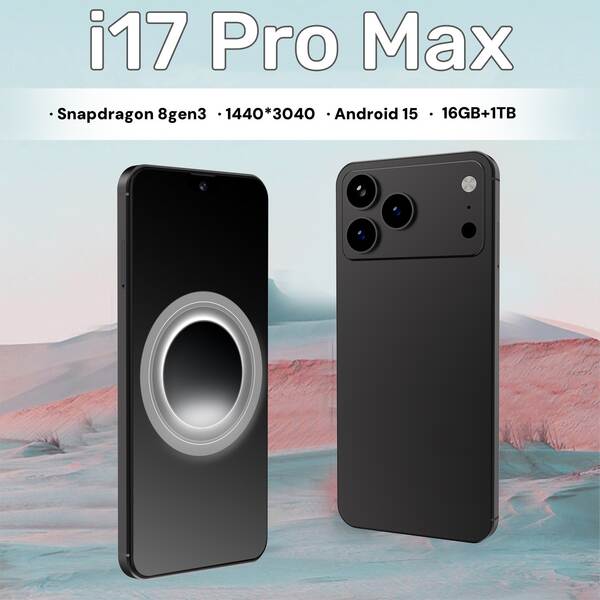 Cugo Cross Border Smartphone i17 Pro Max Botão lateral 3+64 Android 15 tela 7.3 4G Cash