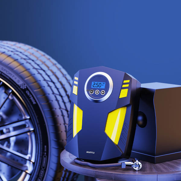 Pompa de ar para carros Pequenos pneus de automóveis Pompa de ar elétrica para carros portáteis de mão inteligente bomba de ar digital