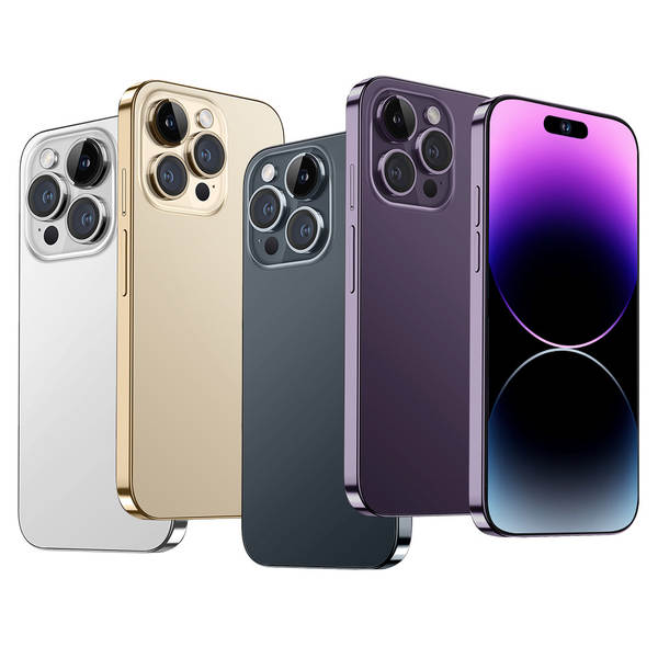 4G smartphone transfronteiriço i14promax 3+64 grande ecrã de 6,8 polegadas OTG carregamento rápido comércio exterior