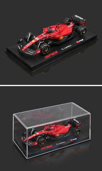 2023 Peugeot 1:43 Ferrari F1 Modelo SF23 Carro de corrida de metal Simulador de brinquedo Modelo Carro de liga Homem