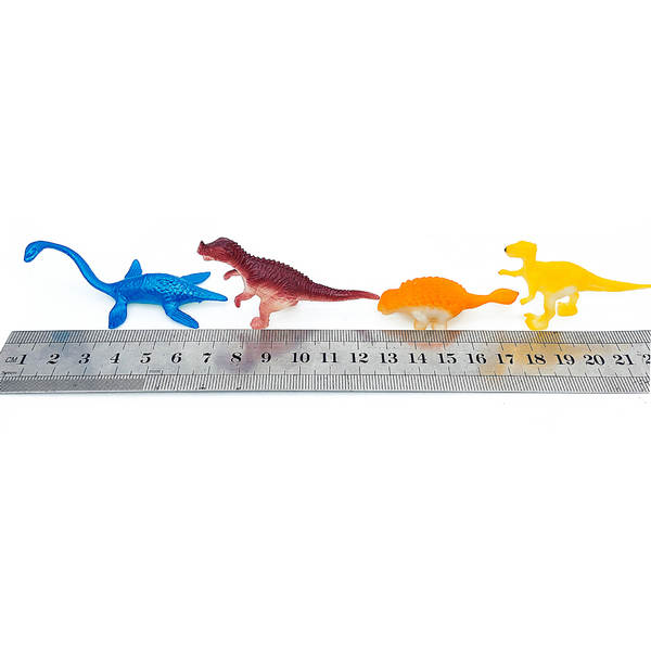 48 cross-border 2 polegadas 5-7cm mini dinossauro coração plástico simulado dinossauro modelo arqueológico brinquedo atacado
