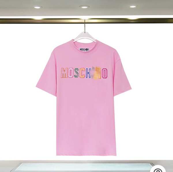 Versão correta 2025 Moody's Moss Pequeno Urso Impressão Logo Coroa Coroa Curta T-Shirt Homem Novo Modelo