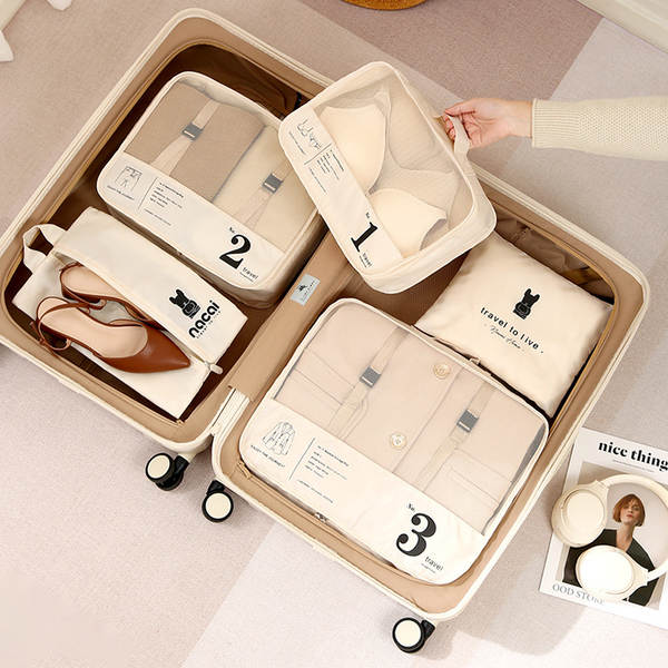 Kit de Organização de Viagem 7 Peças