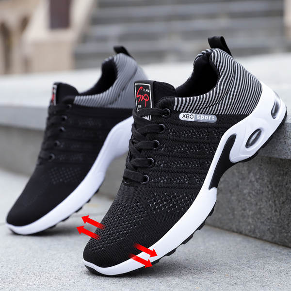 Sapatos masculinos 2026 de primavera transfronteiriços de distribuição de sapatos masculinos com sapatos de corrida de tamanho grande e espessura de sapatos esportivos
