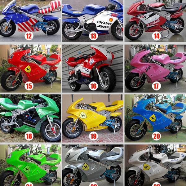 Novas motocicletas de 49cc para crianças, motocicletas de corrida para crianças, motocicletas elétricas