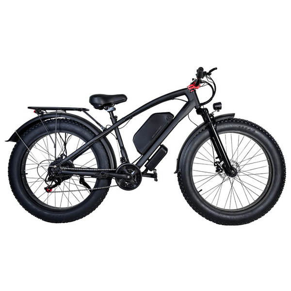 Bicicleta elétrica transfronteiriça de 26 polegadas de velocidade transfronteiriça de areia de praia de neve e montanha de bicicleta ultra-larga 4,0 pneus grandes