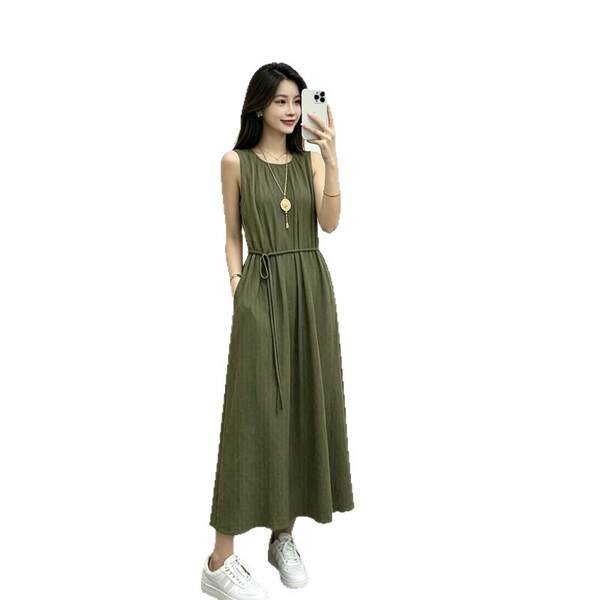 Vestido feminino sem mangas