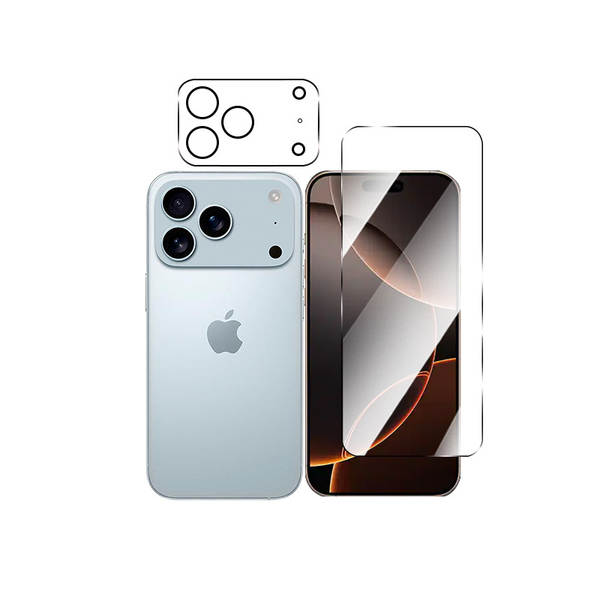 Apple 17 Pro Max Telemóvel de proteção de tela de vidro anti-explosão