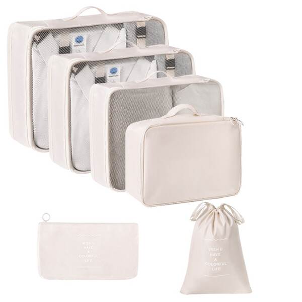 Conjunto de 7 Bolsas de Organização para Viagem