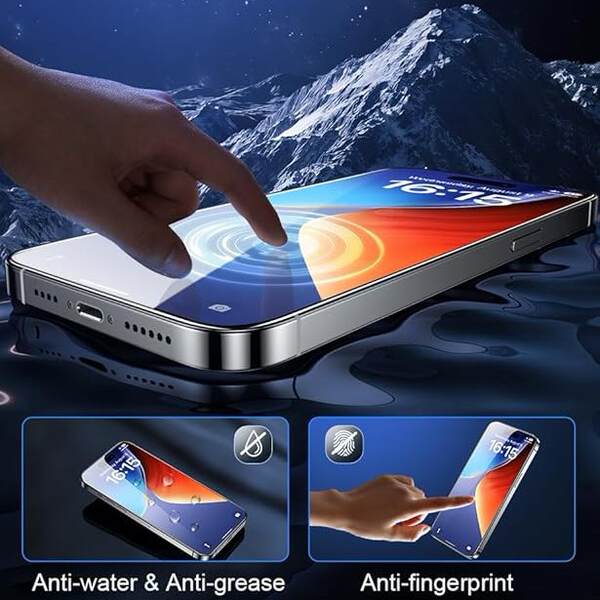 Protetor de tela iPhone 16 15 14 13 12 11 Pro Max 14 15 16 17