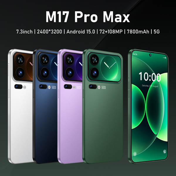 Novo M17 Pro Max telemóvel transfronteiriço grande ecrã 3+16G real 4G comércio exterior telemóvel inteligente venda rápida