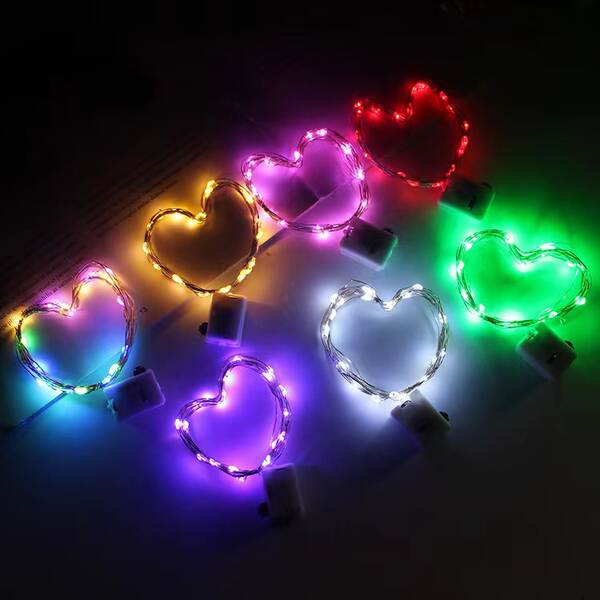 LED corda de cobre lâmpada pequena caixa branca de três camadas de regulação de corda de luz atmosfera de decoração de corda de luz com corda de luz flash corda de luz pequena