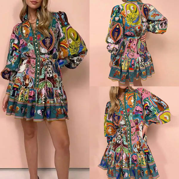 Vestido transfronteiriço europeu e americano de comércio ext