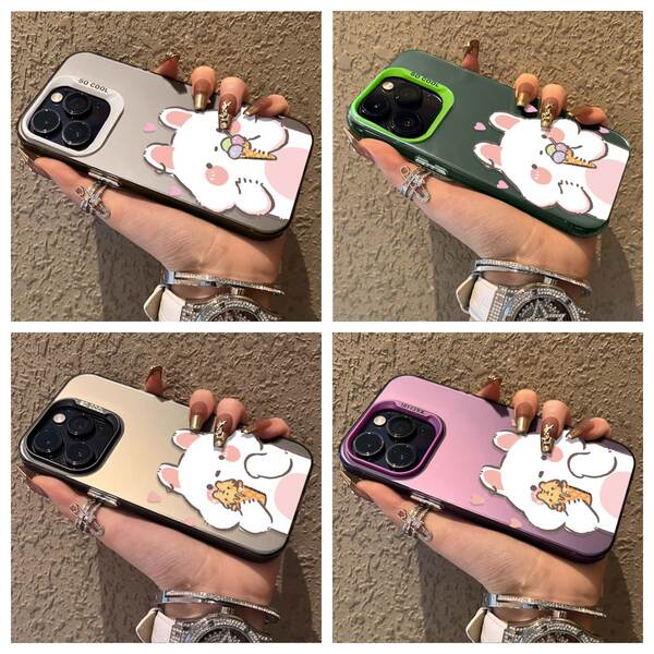 Aplicável Samsung S25Plus Capa de celular S24Ultra Moda S23FE Supernatural Coelho S22 Novo Modelo