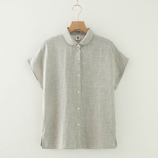 Blusa feminina de algodão sem mangas