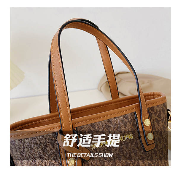 Bolsa tote mini com estampa
