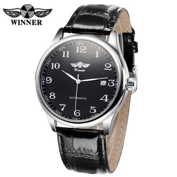 Vencedor Oferta de Comércio Exterior WINNER Relógio mecânico automático masculino europeu