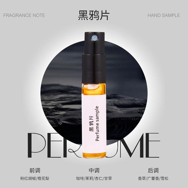 3ml Pequeno Perfumado Q Versão Cartão de Teste Homem Dama Permanente Natural Fragrância Portátil Presente Noite de Venda ao Varejo