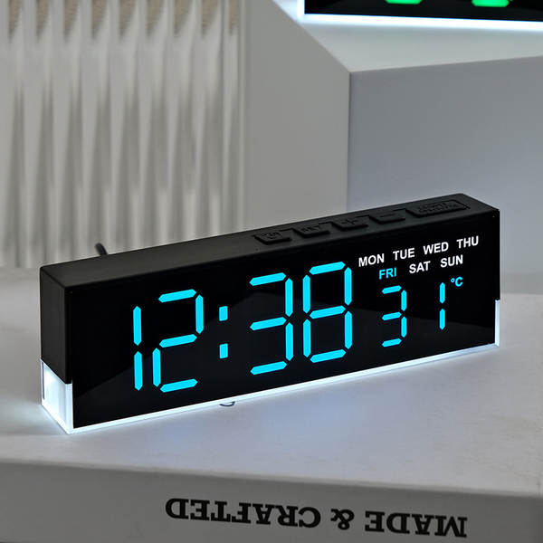 Relógio LED Multifuncional de vendas diretas do fabricante Relógio Atmosférico de relógio do relógio da cabeça da cama 5519