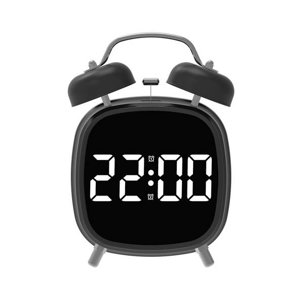 Relógio criativo de grande volume de metal de toque forte de relógio LED de levantamento difícil de relógio multifuncional GH8032 de toque de relógio