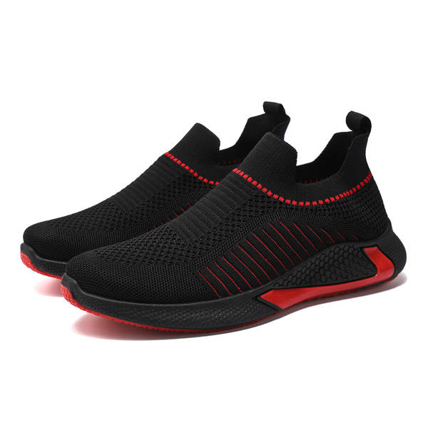 Sapatos masculinos 2026 Primavera Novo modelo de sapatos esportivos de moda suave e vazio para o tempo livre para homens