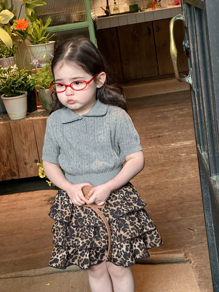 Vestido curto de verão para menina