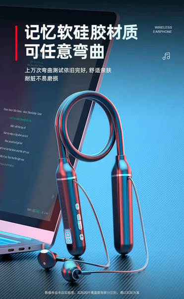 Os fones de ouvido Bluetooth são adequados para o novo modelo de movimento da Huawei para reduzir o ruído do pescoço pendurado de longa duração com cabo transfronteiriço