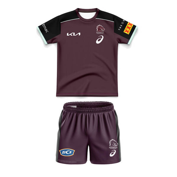 T-shirt de futebol NRL 2023 T-shirt de treinamento de cavalo de corrida em casa para crianças com mangas curtas T-shirt de esportes transfronteiriço