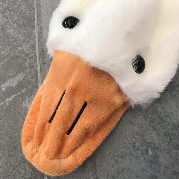 Bicho de Pelúcia Ganso Branco
