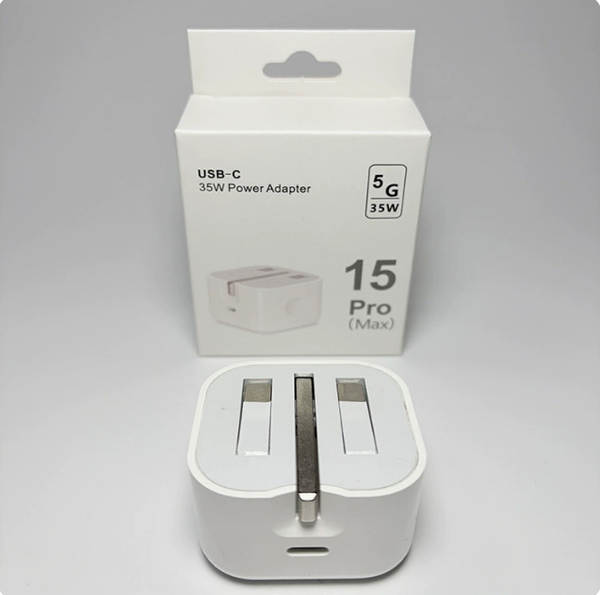 Cabeça de carregamento de celular padrão europeu pd20w para Apple 15 carregador iPad kit linha de dados pd 35w