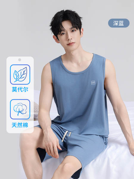 Camiseta masculina de verão Modelo de casaco de algodão sem mangas 2026 Novo casaco masculino
