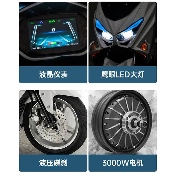 Moto Elétrica de Longa Duração
