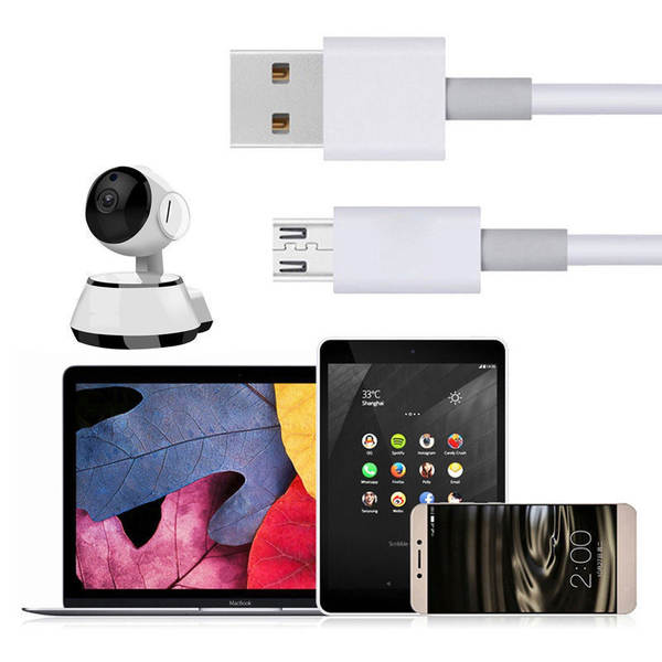 Linha de carregamento Android de 3m de comprimento superior a 5m Linha de dados aplicável ao telemóvel Linha de alimentação de energia 8m de câmera de monitoramento de 10mm
