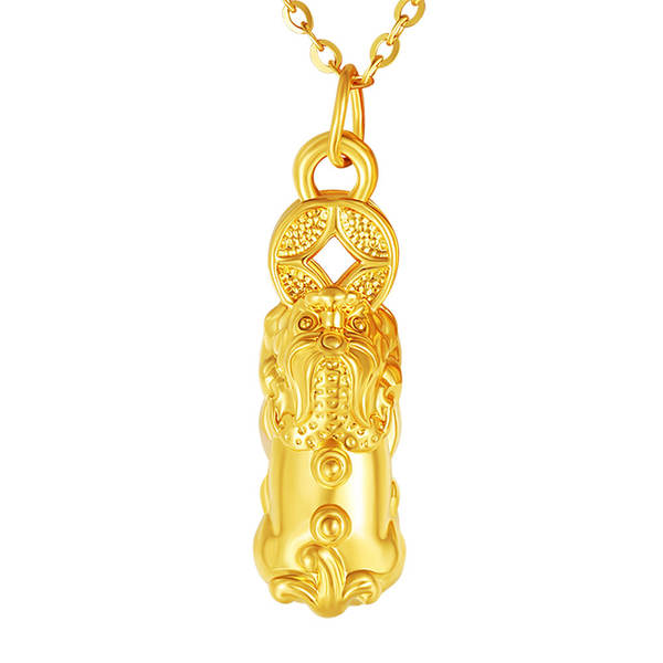 Colar de Ouro 999 com Pendente de Flor