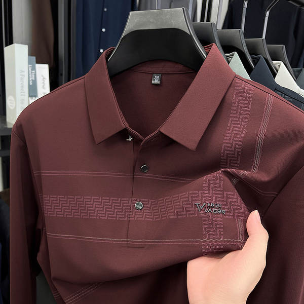 Camisa Polo Longa Manga Masculina