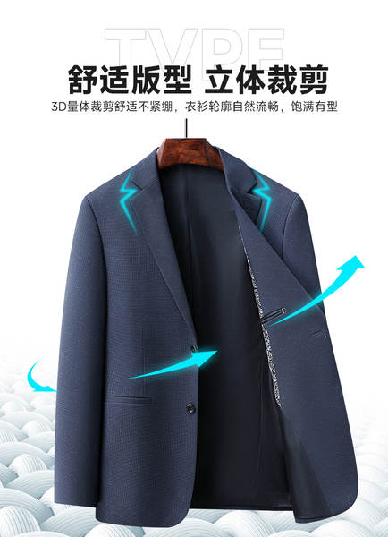 Vestido de casaco de solteiro de primavera para homens de negócios