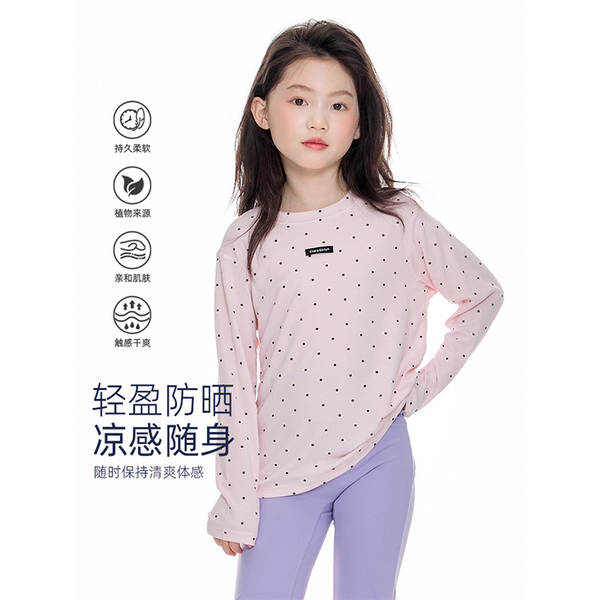 T-shirts de primavera e verão de 2025 para meninas e meninas