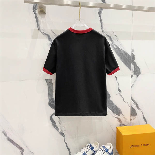 1.1 Versão correta Moncho 2025 Primavera Novo SLP Mu Mu Mu G Casa CUC Duplo G Tapeamento de corda curta T-shirt Homens e Mulheres