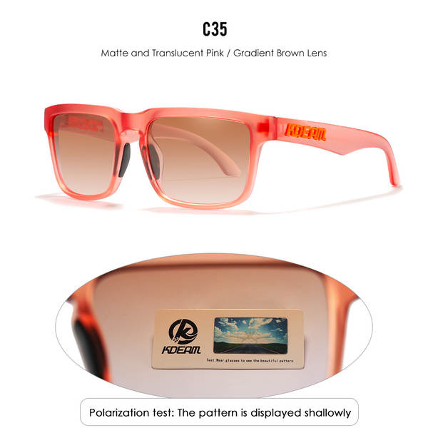 Óculos de sol KDEAM clássicos para homens e mulheres KD332