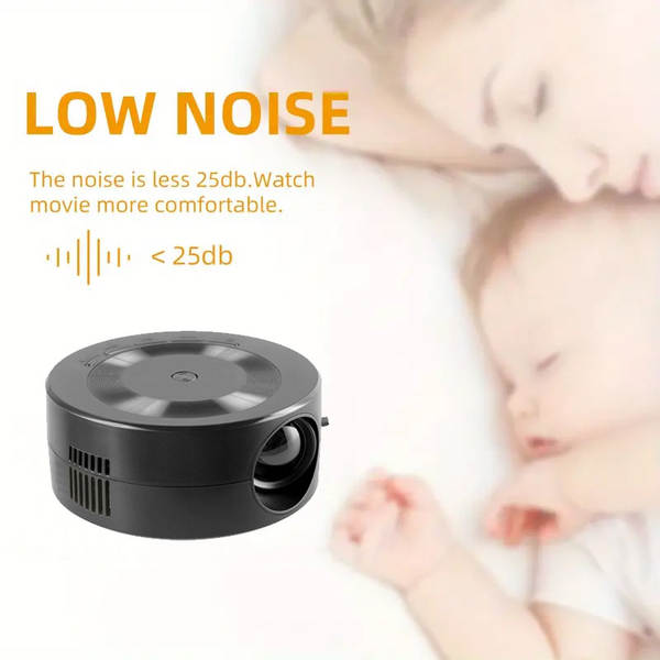Mini YT200 Projector Doméstico Transfronteiriço Mini Portable Mini Projector Criança Pequeno Projector Doméstico Pequeno