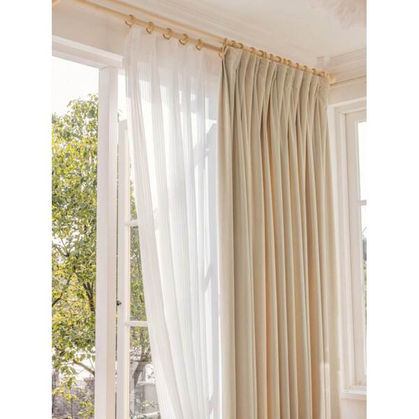Armazenamento disponível Diversidade de cor pura 100% de cobertura de tecido de cortinas