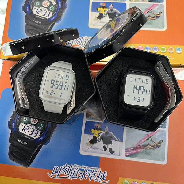 DR2339L relógios infantis relógios eletrônicos LED para meninos e meninas relógios infantis para estudantes de esportes ao ar livre