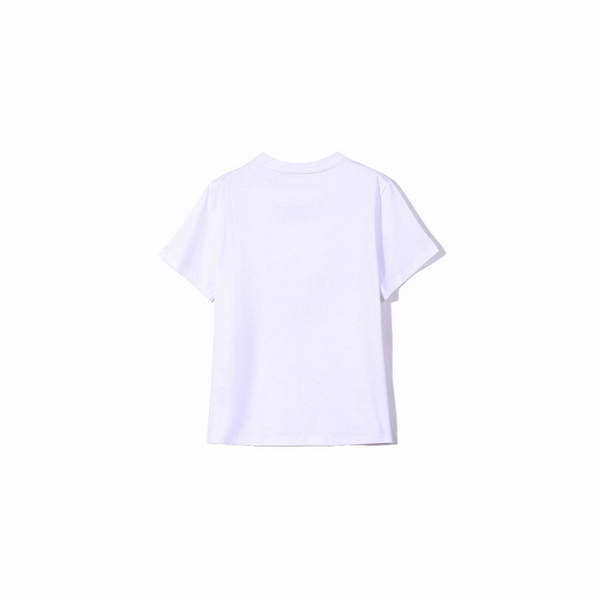 25 anos de outono miu luvas longas desenho da multidão de trabalho pesado de mão borboleta rolamento luvas curtas T-shirt modelo doce